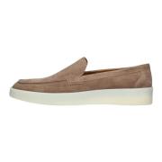 Beige Suède Loafers met Luxe Uitstraling Hugo Boss , Beige , Heren