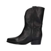 Zwarte Suède Western Stijl Laarzen Gabor , Black , Dames