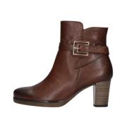 Stijlvolle Cognac Enkellaarzen Gabor , Brown , Dames