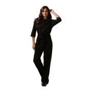 Beaded Collar Jumpsuit Elegante Stijl Scotch & Soda , Black , Dames