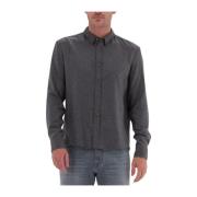 Casual Heren Overhemd Loken 120069 Grijs Drykorn , Gray , Heren