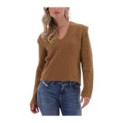 Jadyn Dames Trui Kameel Kleur Drykorn , Brown , Dames