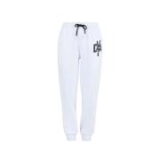 Sportieve Katoenen Broek met Zeefdruk Duvetica , White , Unisex