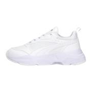 Lage sneakers Cassia wit leatherlook Puma , White , Dames