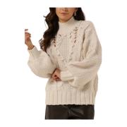 Alison Knit Pullover Beige Object , Beige , Dames