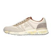 Witte Sneaker Lander met Uniek Design Premiata , White , Heren