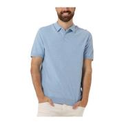 Heren Polo & T-shirts SS Knit Polo Selected Homme , Blue , Heren