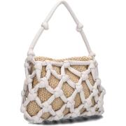 Stijlvolle Witte Handtas Unisa , Multicolor , Dames