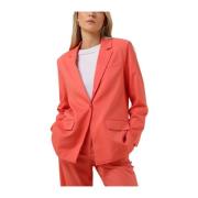 Roze Fanillia Blazer Damesjasje Moss Copenhagen , Pink , Dames