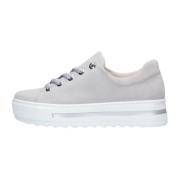 Grijze Lichtgewicht Platform Sneakers Gabor , Gray , Dames