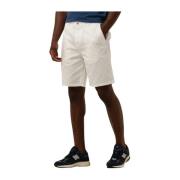 Heren Katoenen Twill Shorts Scotch & Soda , White , Heren