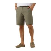 Groene Seersucker Shorts voor de Zomer Selected Homme , Green , Heren