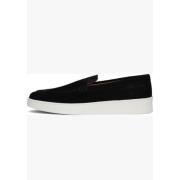 Zwarte Suède Loafer Bean Goosecraft , Black , Heren