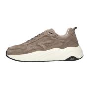 Taupe Lage Sneakers Glide-w HUB , Beige , Dames