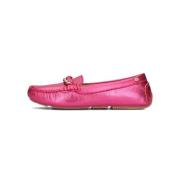 Roze Metallic Mocassin met Gouden Details Fred De La Bretoniere , Pink...