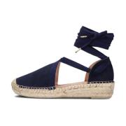 Blauwe Suède Espadrilles Romi Luz Fred De La Bretoniere , Blue , Dames