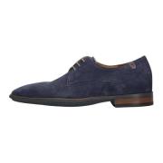 Blauwe Suède Nette Schoenen Sfm-30295 Floris van Bommel , Blue , Heren