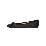 Zwarte Ballerina's met Strik Inuovo , Black , Dames