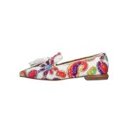 Kleurrijke Mesh Loafer met Velvet Accents Pedro Miralles , Multicolor ...