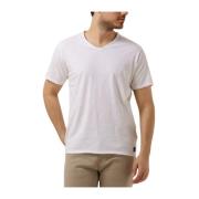 Heren Polo & T-shirt Steward Slub Jersey Dstrezzed , White , Heren