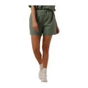 Groene Shorts Huntleymd Stijl Modström , Green , Dames