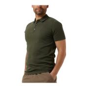 Heren Polo's & T-shirts Polo S/s Cotton Knit Dstrezzed , Green , Heren