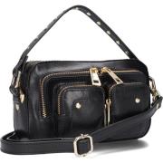 Helena W Gold Schoudertas Zwart Núnoo , Black , Dames