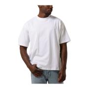Heren Polo & T-shirts Base Tee Woodbird , White , Heren