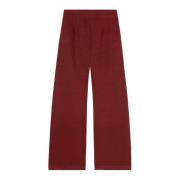 Linnen hoge taille broek Cortana , Red , Dames