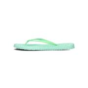 Groene Glitter Strand Slippers Cheerful01 Ilse Jacobsen Hornbæk , Gree...