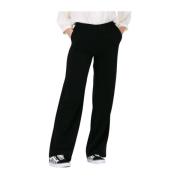 Perry Pants Dames Broeken Zwart Modström , Black , Dames