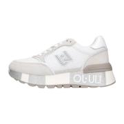 Witte Mesh en Beige Suède Sneakers Liu Jo , Multicolor , Dames