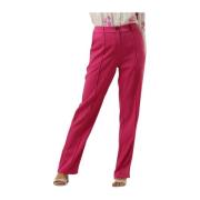 Roze Pantalon Elegant Look Ydence , Pink , Dames