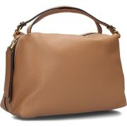 Bruine Leren Schoudertas Alifa 10758 Gianni Chiarini , Brown , Dames