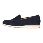 Stijlvolle Loafers met Elastische Inzetstukken Gabor , Blue , Dames