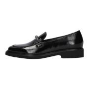 Zwarte Loafers met Horsebit Detail Gabor , Black , Dames