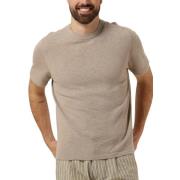 Heren Polo & T-shirt Linen Tee Selected Homme , Beige , Heren