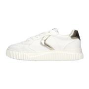 Witte Lage Sneakers Hybro 03 Voile Blanche , White , Dames