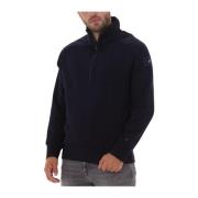 Heren Cotton Touch Mix Media Sweater Tommy Hilfiger , Blue , Heren