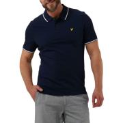 Heren Tipped Polo Shirt Lyle & Scott , Blue , Heren