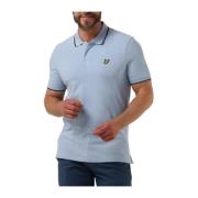 Heren Polo & T-shirts Tipped Polo Shirt Lyle & Scott , Blue , Heren