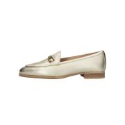 Metallic Gouden Loafer Dalcy Unisa , Yellow , Dames