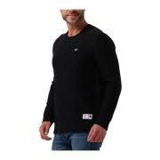 Heren Truien & Vesten Tjm Regular Structured Sweater Tommy Jeans , Bla...