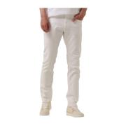 Slim Fit Witte Jeans Tommy Jeans , White , Heren