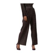 Dames Broeken Lux Hw Pants 124 Object , Black , Dames