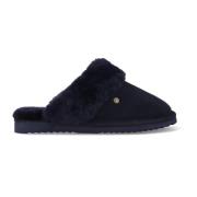 Gezellige Flurry Pantoffels in Donkerblauw Warmbat , Blue , Dames