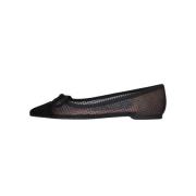 Zwarte Mesh Ballerina's Pretty Ballerinas , Black , Dames