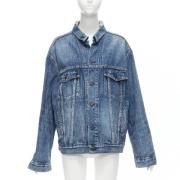 Pre-owned Denim outerwear Balenciaga Vintage , Blue , Dames