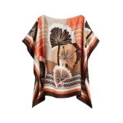 Exotische Strandkleding Blouse Max Mara , Multicolor , Dames