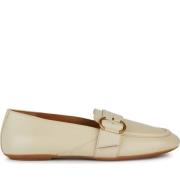 Beige Loafers voor vrouwen Geox , Beige , Dames